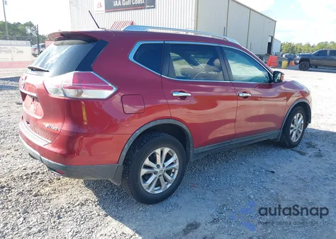 2016 Nissan Rogue Sv из США, поврежденный, VIN KNMAT2MV4GP678782